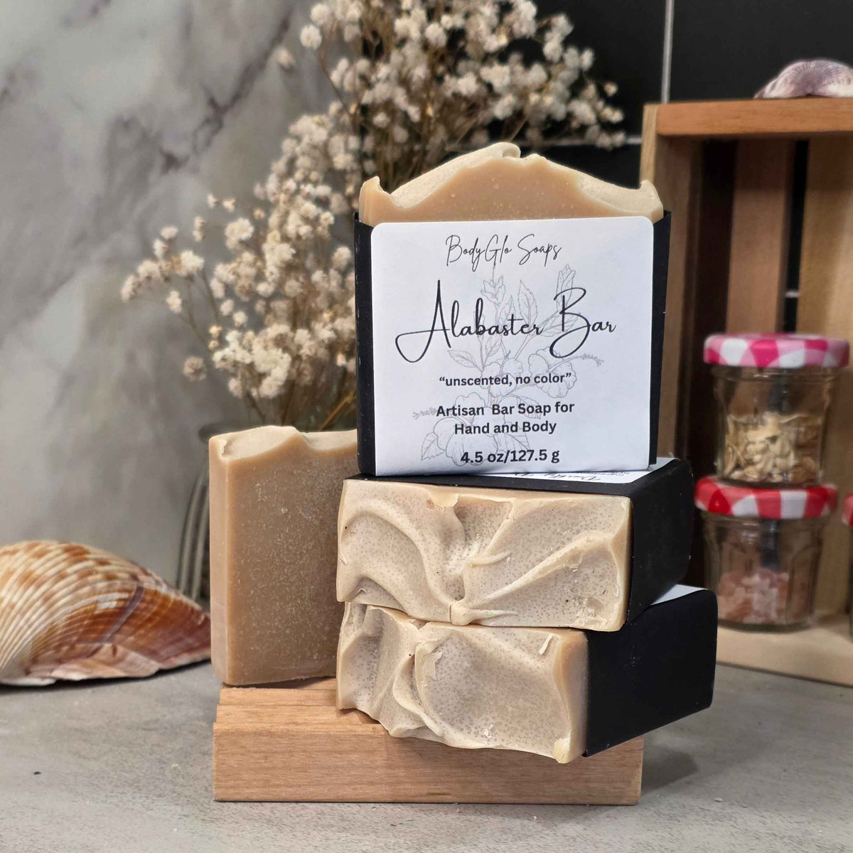 Alabaster (unscented) Tallow Soap